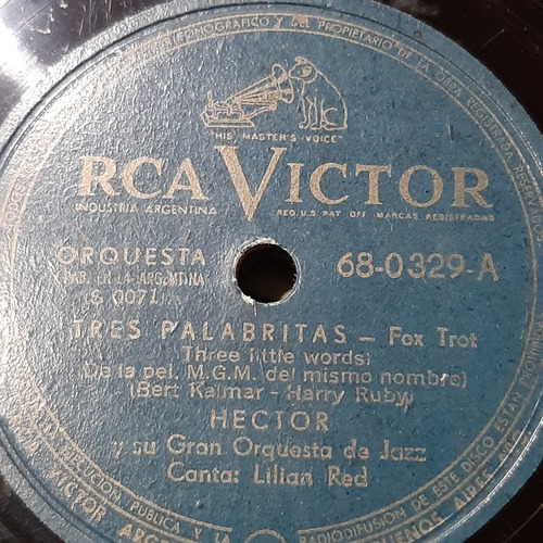 Pasta Hector Lilian Red Elba De Castro Rca Victor C293