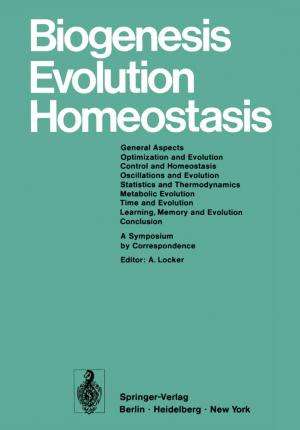 Libro Biogenesis Evolution Homeostasis - Alfred Locker