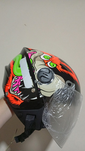 Cascos Protork New Liberty3 Importados. + Visor Oscuro!!! Negro Solido L