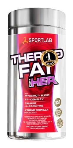 Thermo Fat For Her 2.0 | Potente Quemador | 120 Caps.
