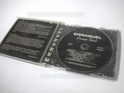 Emmanuel Amor Total Cd Polygram Mex 1996 (Usado)