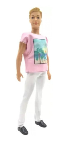 Imagen 4 de 6 de Muñeco 29 Cm Thiago Poppi Men Doll Articulado No Ken
