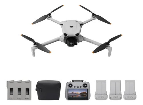 Drone Dji Lito X1 Fly More Combo (com Tela) Br - Dji083 Cinza