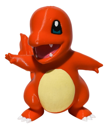 Poke Mon Charmander - Figura Muñeco Juguete Coleccion 3d