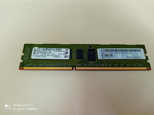 Imagem 1 de 4 de Memória Ram Para Computador Ddr3 De 4 Gigas Smart