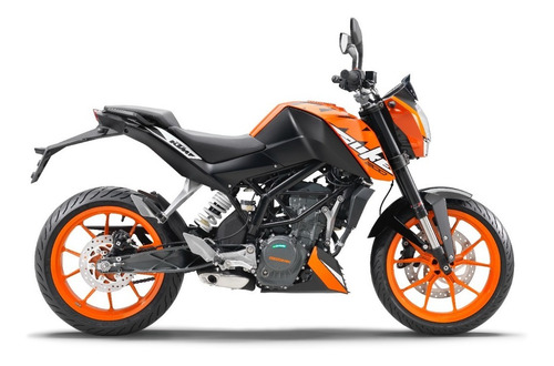 Imagem 1 de 10 de Ktm Duke 200 Abs Laranja 0km