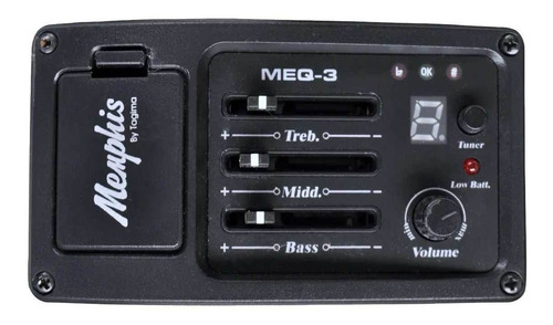 Imagem 6 de 6 de Violão Tagima Memphis Ac-60 Nylon Elétrico Capa Cabo Capo Nf