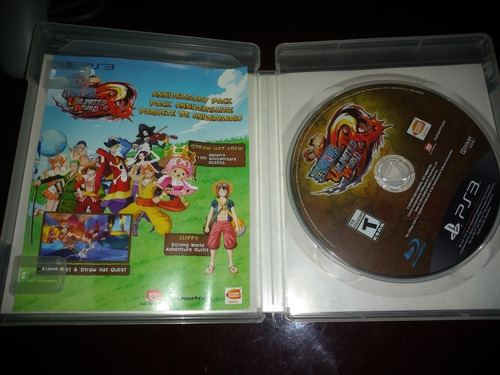 Playstation 3 Ps3 One Piece Unlimited World Edición Día Uno (Usado)