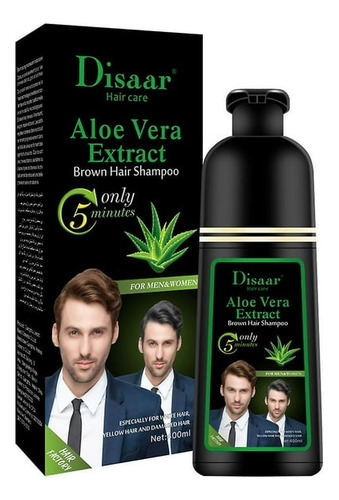 Shampoo Tinte Castaño/café + Savila Cubre Canas Disaar