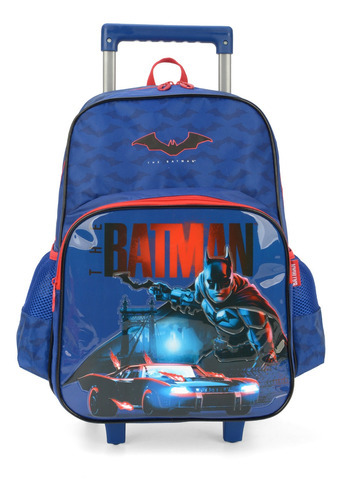 Mochila Rodinha G 16 Infantil Batman Dc Luxcel Ic37942bm