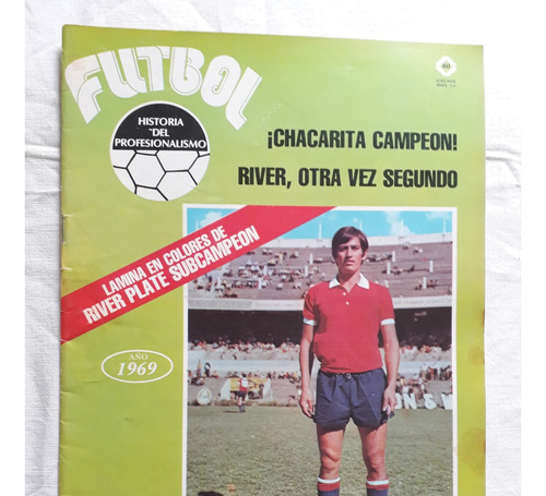 Lamina River Plate Sub Campeón 1969 Historia Del Futbol