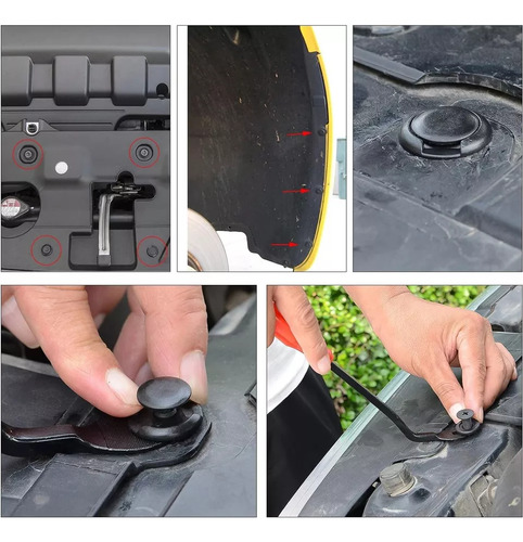 Pinza Saca Seguros Tapiceria Automotor+630pc Clips Plasticos