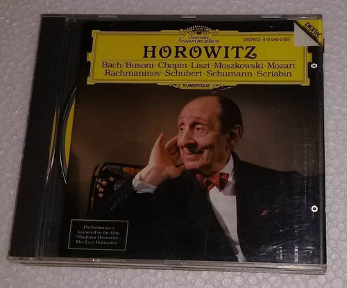 Vladimir Horowitz Chopin Liszt Moszkowski Mozart Cd Kktus 