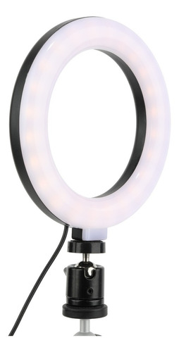 Imagen 2 de 5 de Aro De Luz Led Vivitar 6 Conector Usb Con Trípode Y Soporte