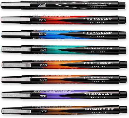 Imagen 2 de 7 de 8 Marcadores Ilustracion Trazo Fino 005 Prismacolor Premier