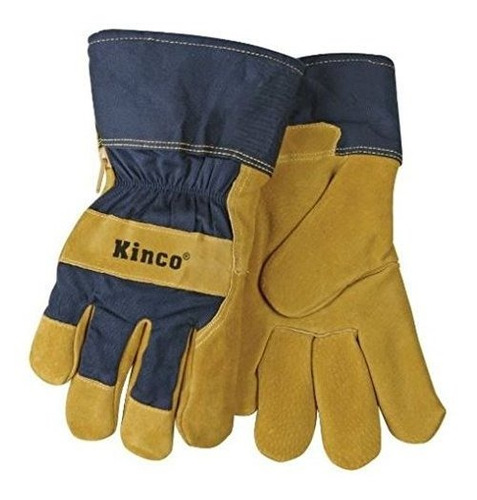 Kinco 1926 lined Split Pigskin Palma Guantes De Trabajo Azul