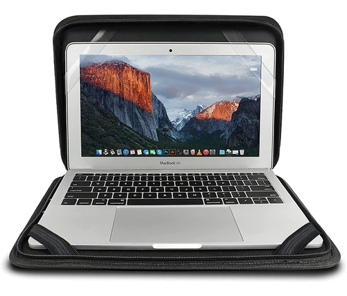 Funda Portatil Para Macbook Air 11  | Negro / Manija