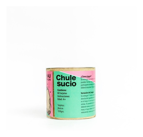 Juego De Mesa Chule Sucio-  Chau Pantallas-  Giro Didáctico