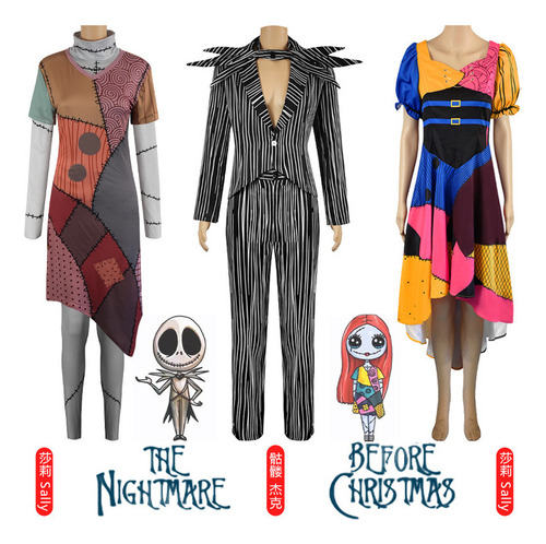 Disfraz Navideño De Sally Skellington For Halloween