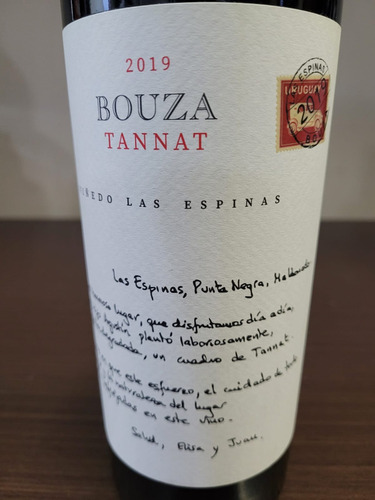 Vinho Bouza Las Espinas Tannat 2019