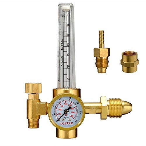 Agptek Mig / Tig Medidor De Flujo Del Regulador, Co2 Argón R