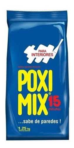 Poximix Mezcla Adhesiva A Base De Yeso De Interior 1.25 Kg