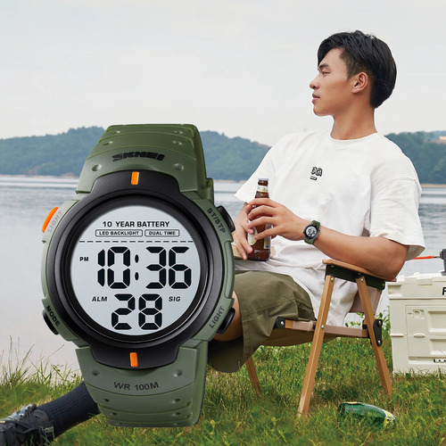 . Reloj Pulsera Digita Skmei 1560 10atm Reloj De Buceo