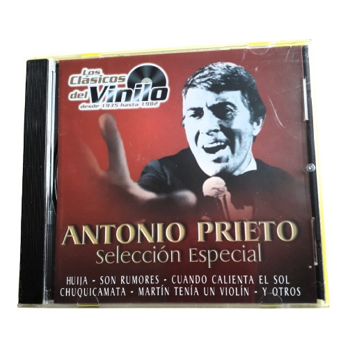 Antonio Prieto    Selección Especial      Cd Nuevo Y Sellado