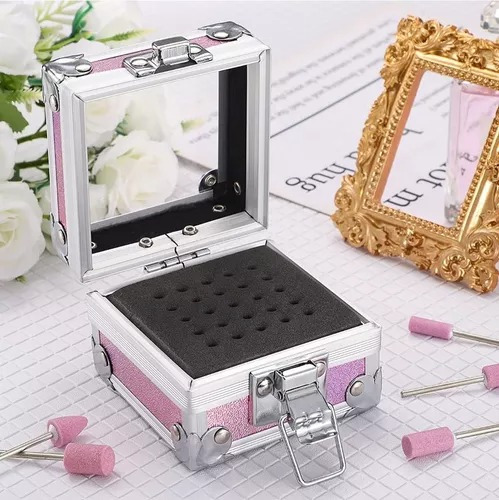 Mini Neceser Para Puntas De Drill Uñas