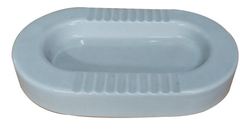 Imagen 1 de 4 de Cenicero Ovalado De Porcelana Grande