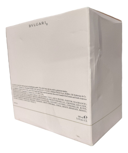 Bvlgari Rose Essentielle Edt 100ml Dama Descontinuado Volumen De La Unidad 100 Ml