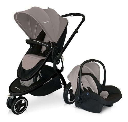 Cochecito Coche Bebe Ferro Carestino Jogger Gris +accesorios