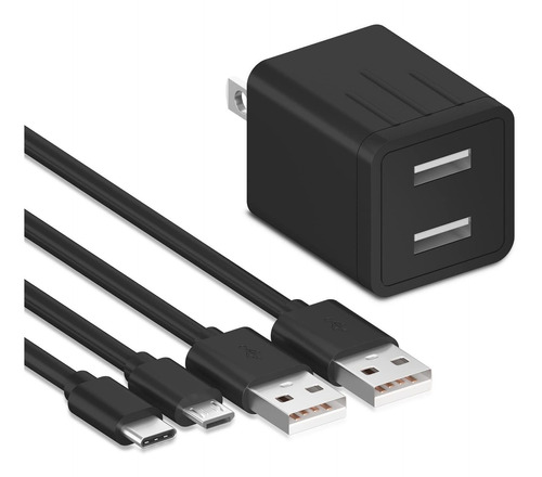 Kindle Fire Cargador Rapido Listado Ul Cable Micro Usb 7