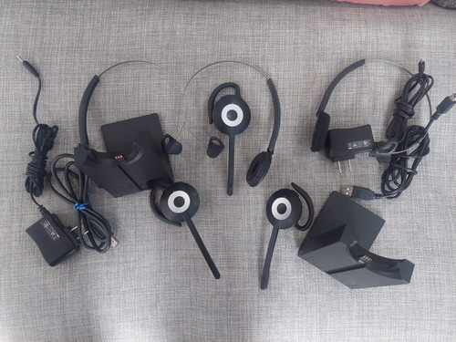 Jabra Pro 930, 2 Kits Completos + 1 Auricular, Usados.