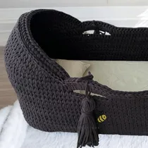Comprar Cuna Colecho Moises Bebe Tejido Con Colchon Y Almohada