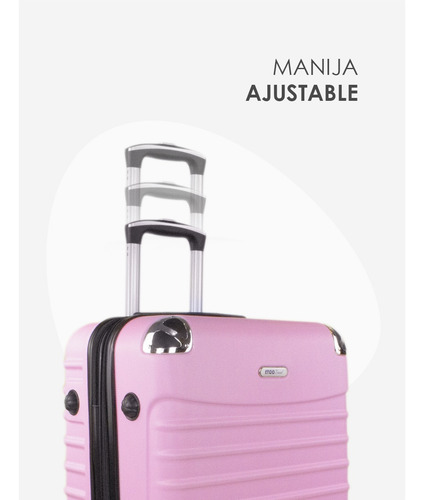 Maleta De Viaje Básica Expandible 24pul Llantas Desmontables