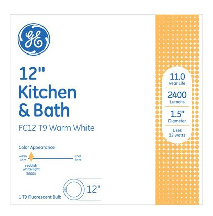 Ge Kitchen And Bath Ultra Circline Bombilla Lumene Cri Bx