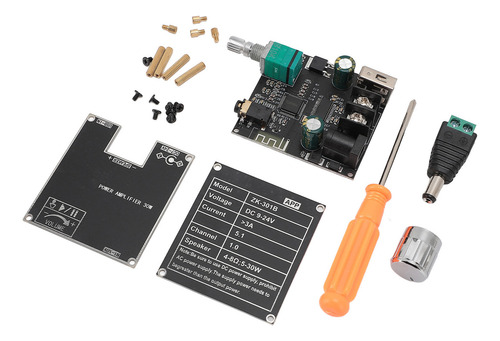 Módulo Amplificador De Potencia Zk-301b Mono 5.1 Placa 30w T