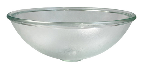 Beltempo Cristal cuba pia de apoio vidro redonda 29cm para banheiro lavabo cor transparente