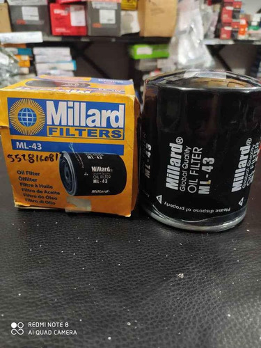 Filtro De Aceite Millard Ml-43