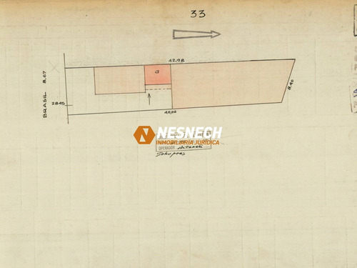 Lote De Terreno Sobre Avenida Brasil Ideal Emprendimiento- Parque Patricios Distrito Tecnológico