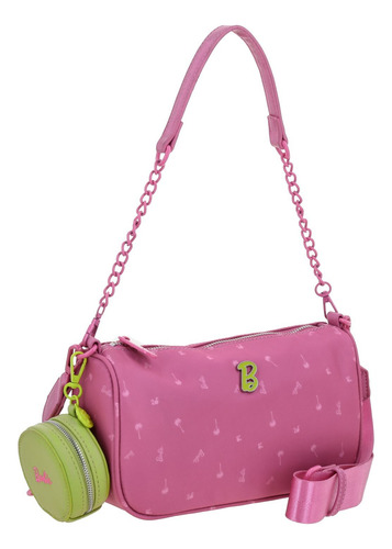 Bolso Baguette Barbie Gorett Lor Rosa Sublimado Otro Rosa