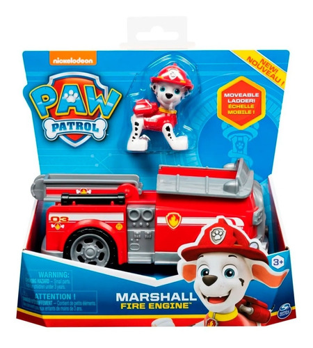 Paw Patrol Marshal Fire Engine Con Vehículo Caffaro 16775