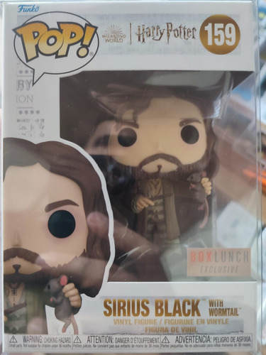 Funko Pop! Harry Potter #159: Sirius Black With Wormtail Box