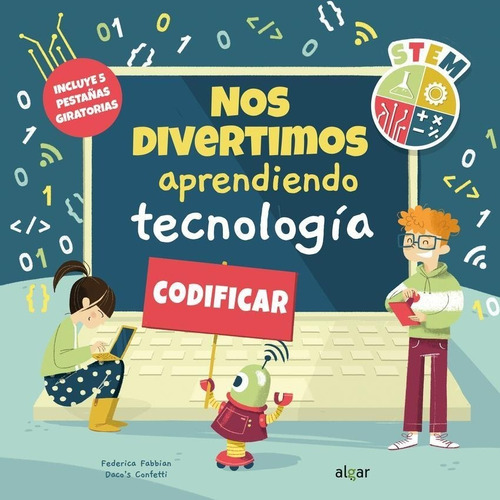 Libro: Nos Divertimos Aprendiendo Tecnología. Confetti, Daco