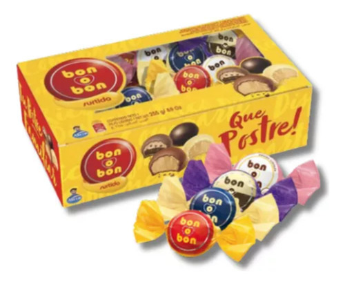Caja Bonobon Surtido Chocolates 255gr Postre Bombon