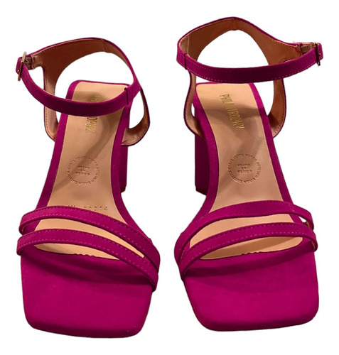 Sandalias De Tacón Medio Zapatos De Mujer De Moda Zapatilla