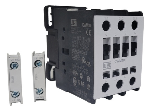 Contator Weg Cwm40-11-30v26 40a 3p 220v 1na+1nf