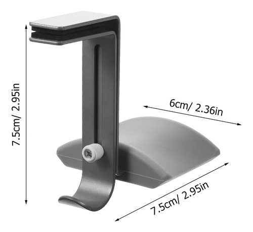 Soporte Universal Para Auriculares De Aleación De Aluminio P