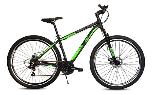 Bicicleta Montaña Alurock Kraken 21v Freno Disco Rod 29 Alum Color Verde